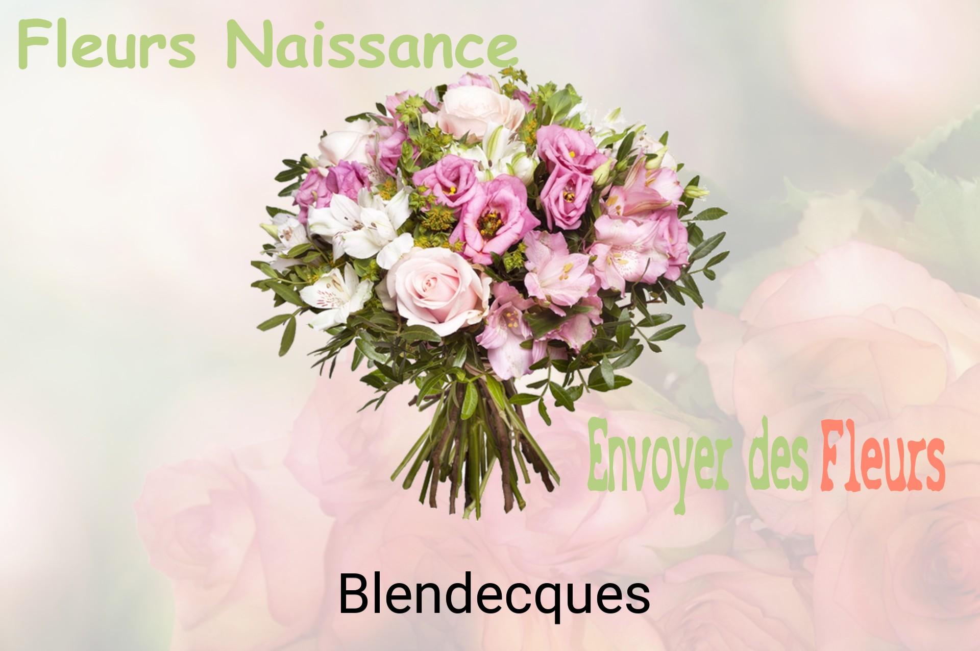 Bouquet de fleurs de naissance livré à Blendecques